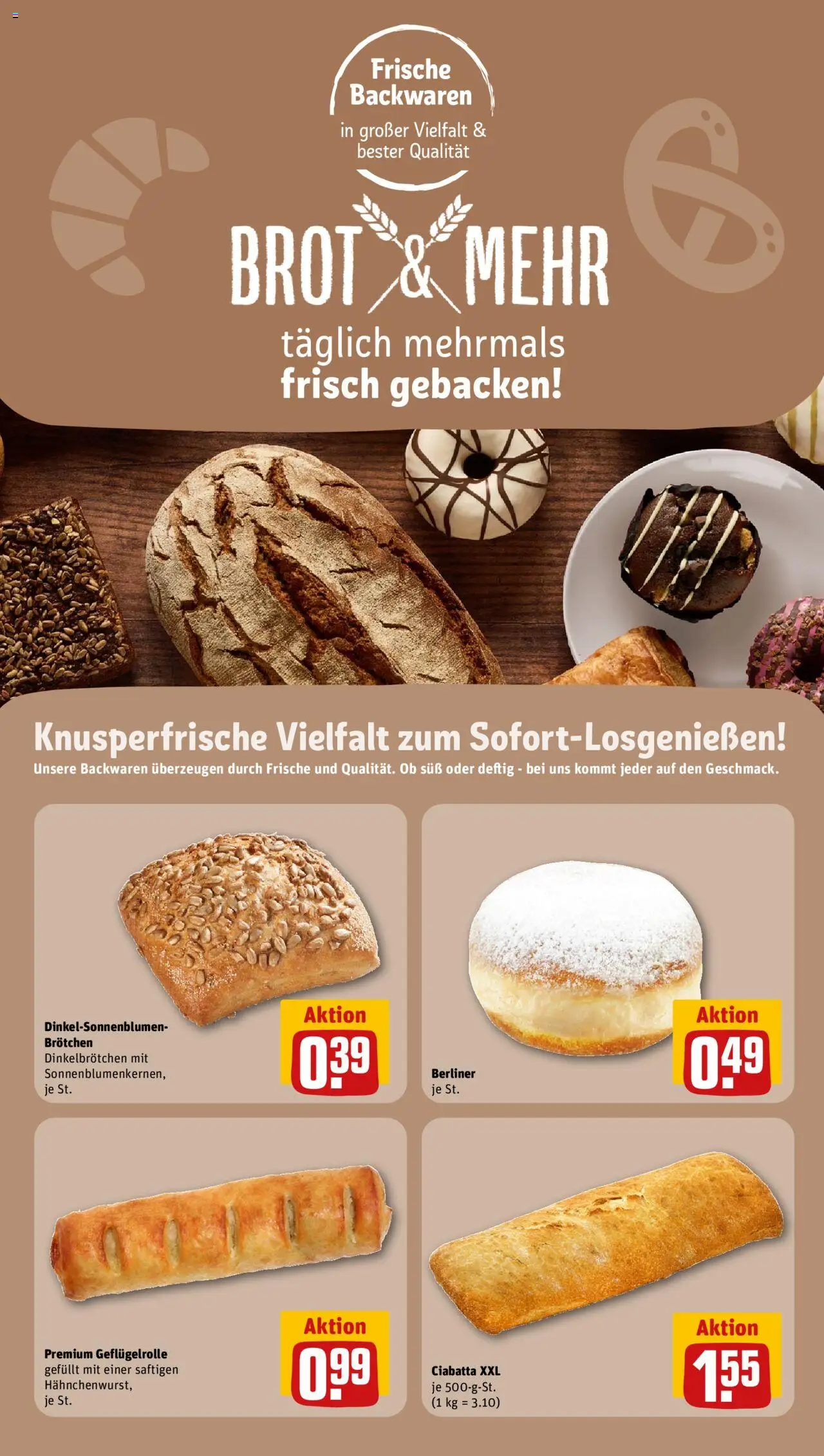 Rewe ihr Kaufpark Prospekt 	 - gültig ab dem 11.08.2025 | Seite: 24 | Produkte: Berliner, Brot