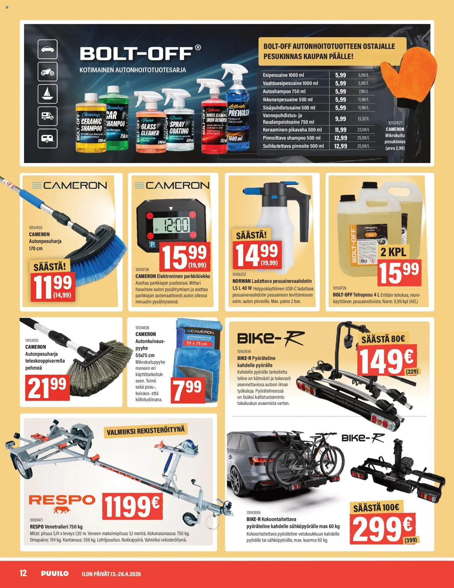 Puuilo tarjoukset – voimassa 13.04.2026 alkaen | Sivu: 12