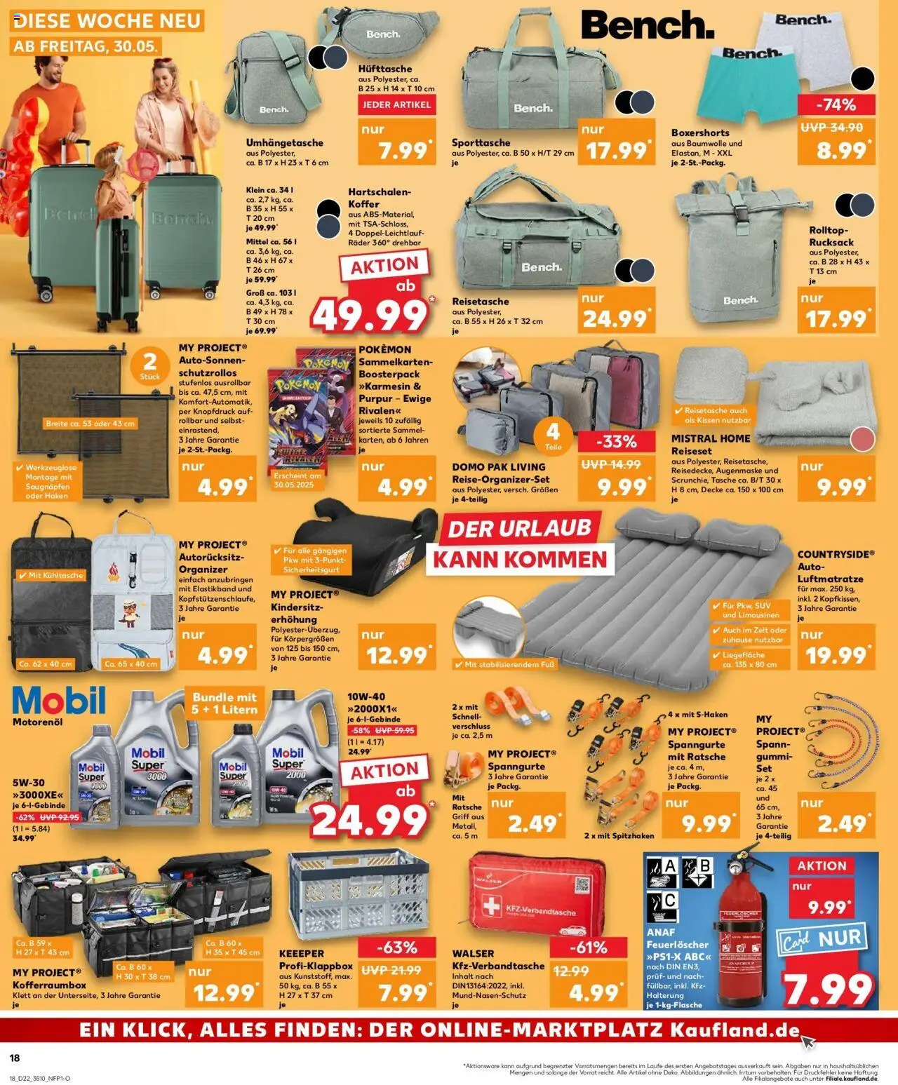 Kaufland prospekt Berlin	 - gültig ab dem 29.05.2025 | Seite: 18 | Produkte: Tasche, Box, Rucksack, Koffer