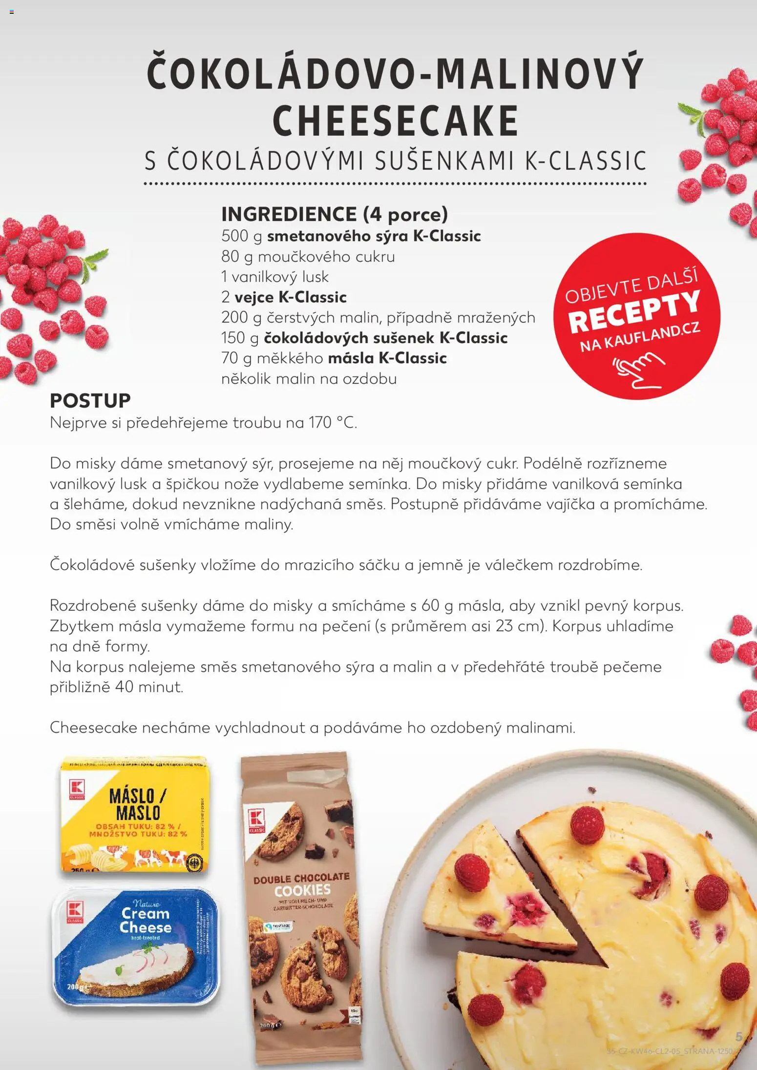 Kaufland leták - Ostrava od 13.11.2025 | Strana: 5 | Produkty: Vejce, Cookies, Cream cheese, Vanilkový lusk