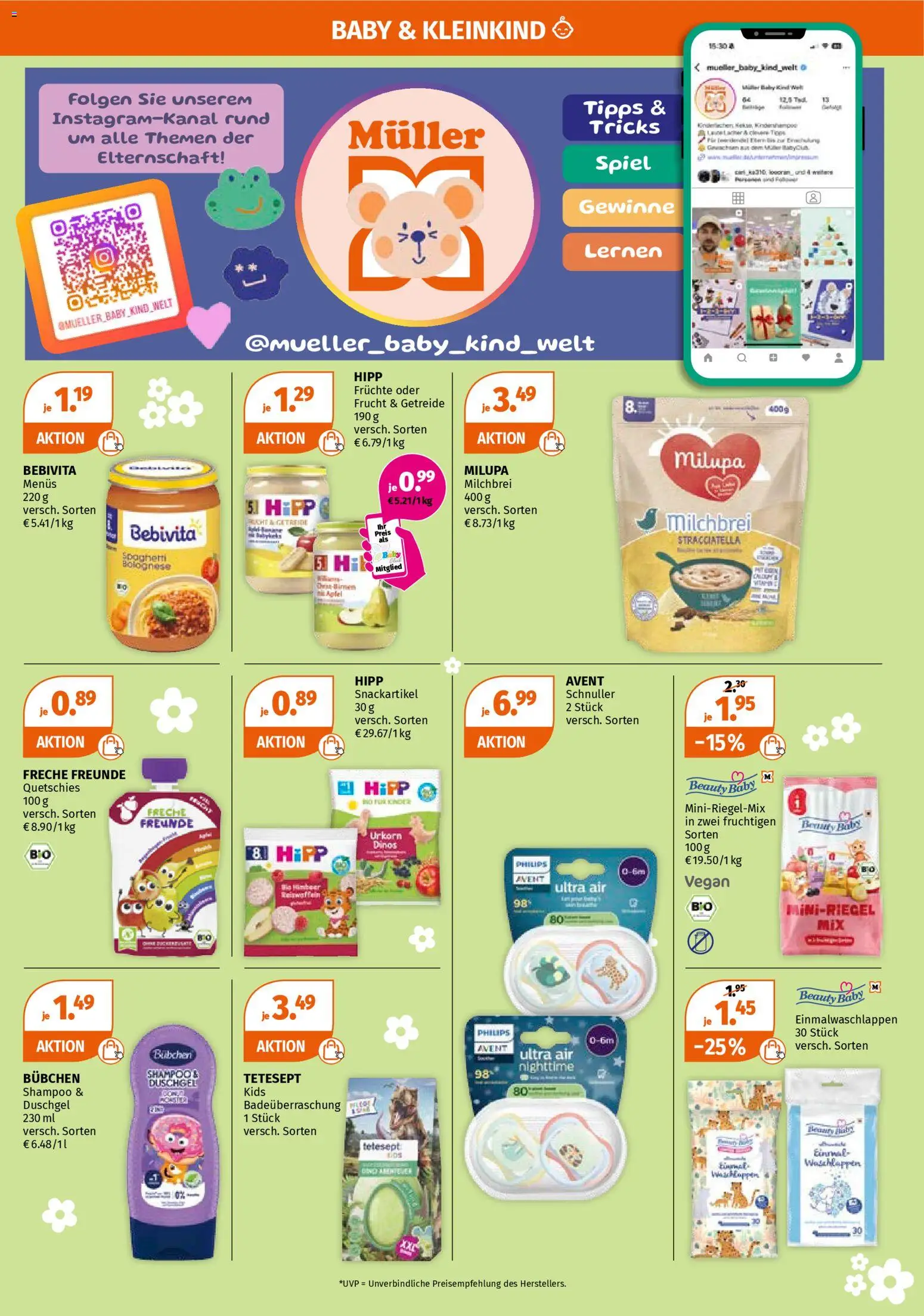 Müller Flugblatt gültig ab 02.03.2026 | Seite: 7 | Produkte: Getreide, Shampoo, Hajdina liszt, Duschgel