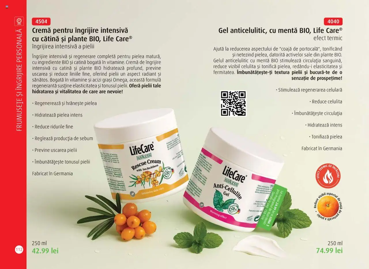 Noul catalog Life Care – valabil de la 01.10.2025 | Pagină: 114 | Produse: Şerit ödül, Cremă
