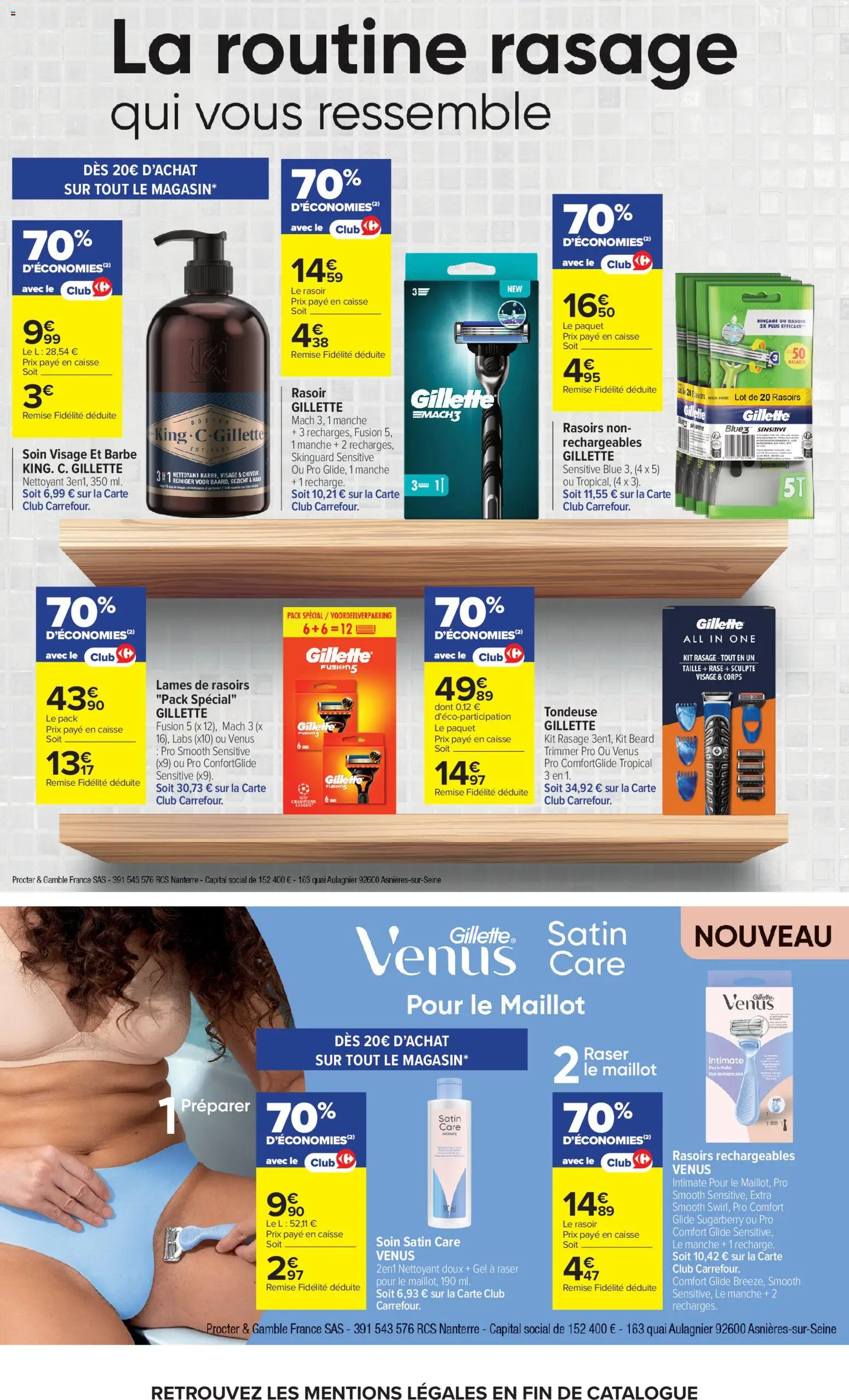 {H1} | Page: 36 | Produits: Gel à raser, Rasoir, Tondeuse