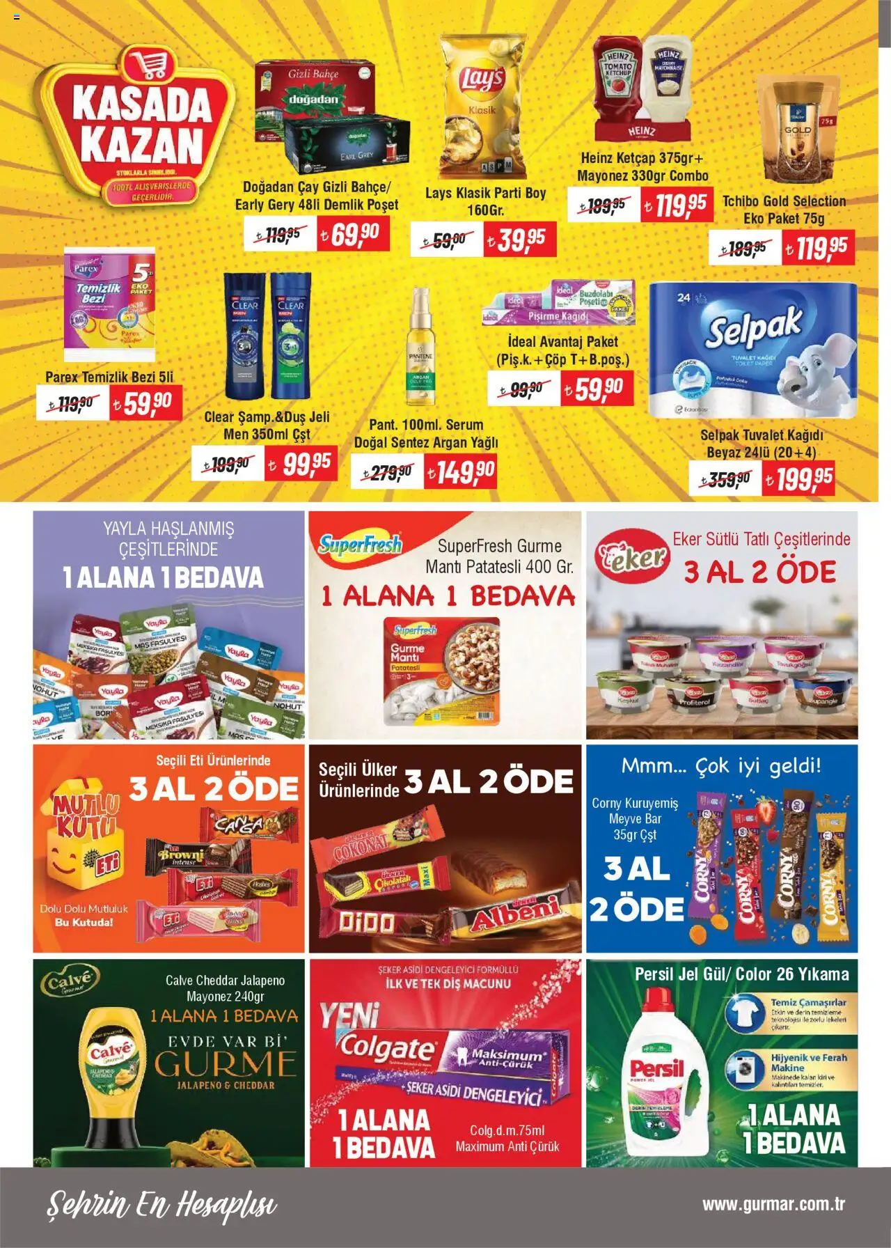 Gürmar Katalog - 16.09.2025 tarihinden itibaren geçerlidir | Sayfa: 2 | Ürünler: Kutu, Ketçap, Mayonez, Tuvalet kağıdı