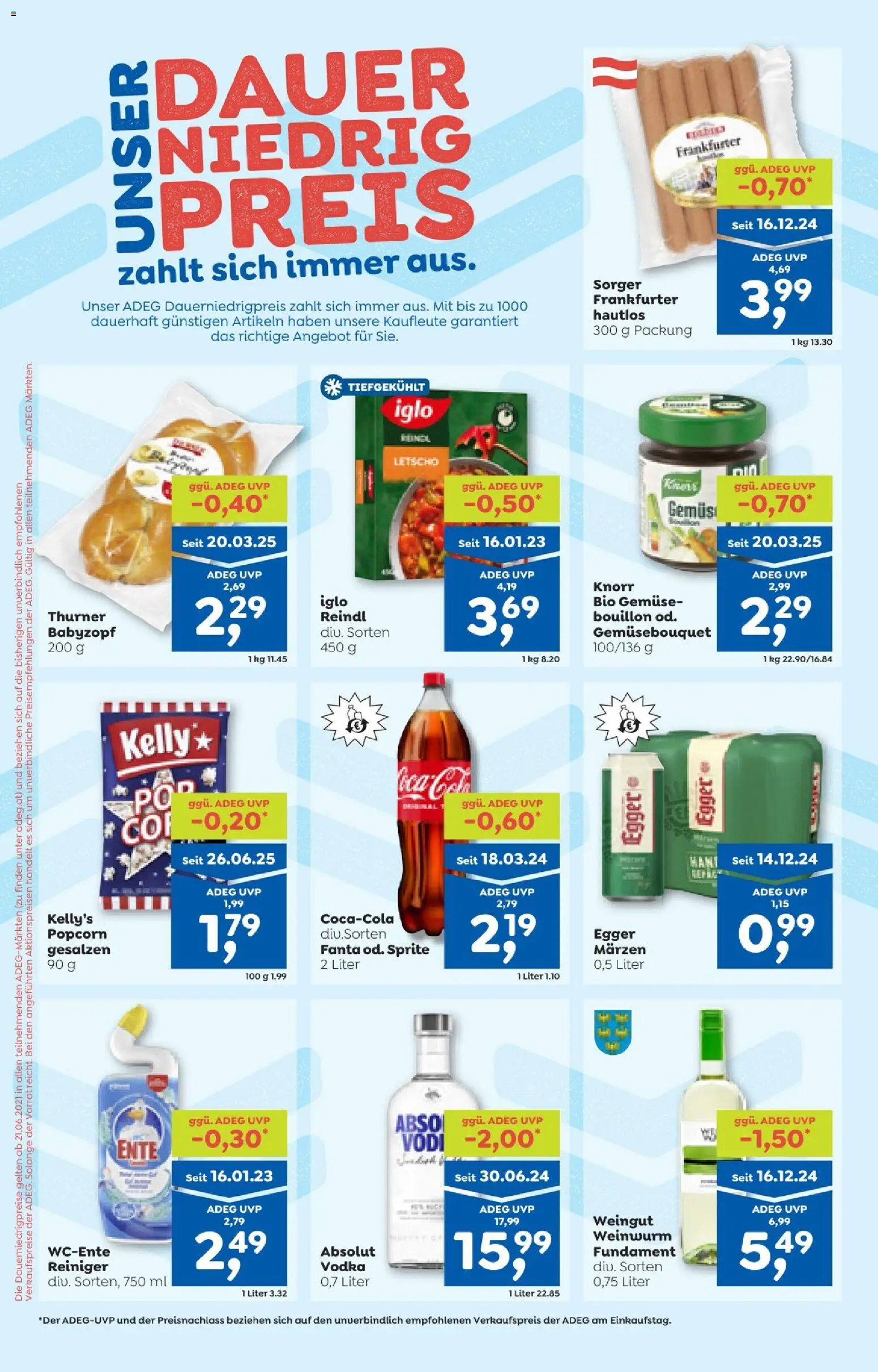 ADEG Vorarlberg gültig ab 08.01.2025 | Seite: 10 | Produkte: Gemüse