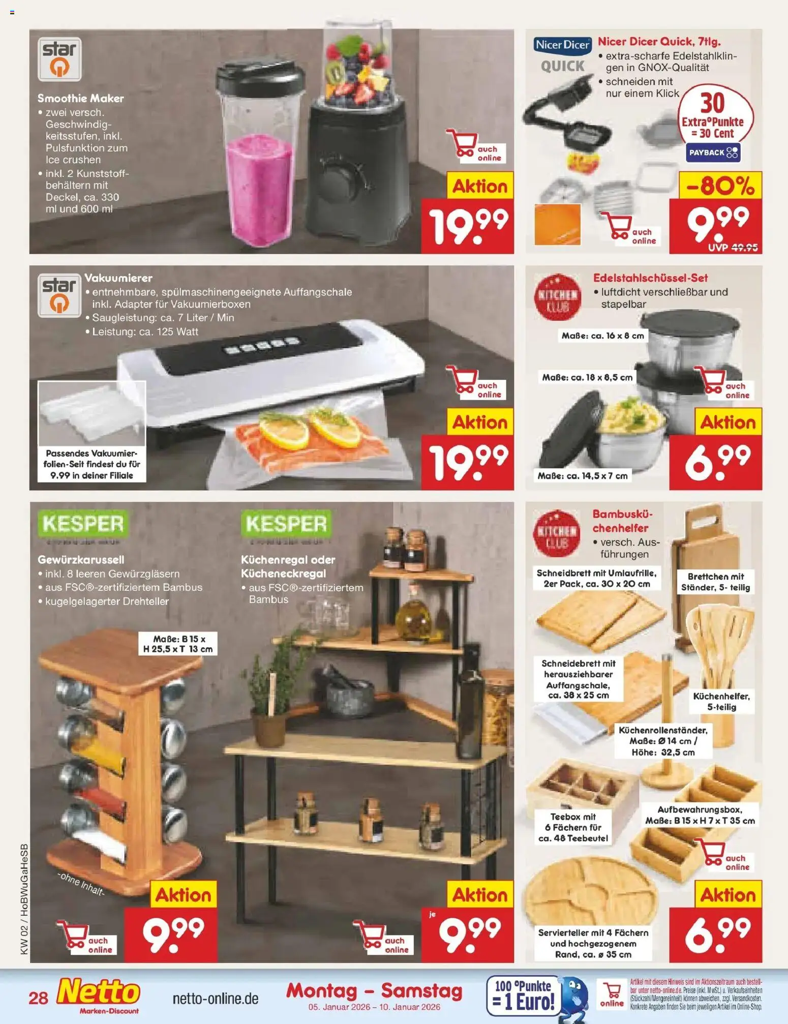 Netto Marken-Discount - Netto: Wochenangebote – gültig ab 05.01.2026 | Seite: 28 | Produkte: Adapter, Vakuumierer