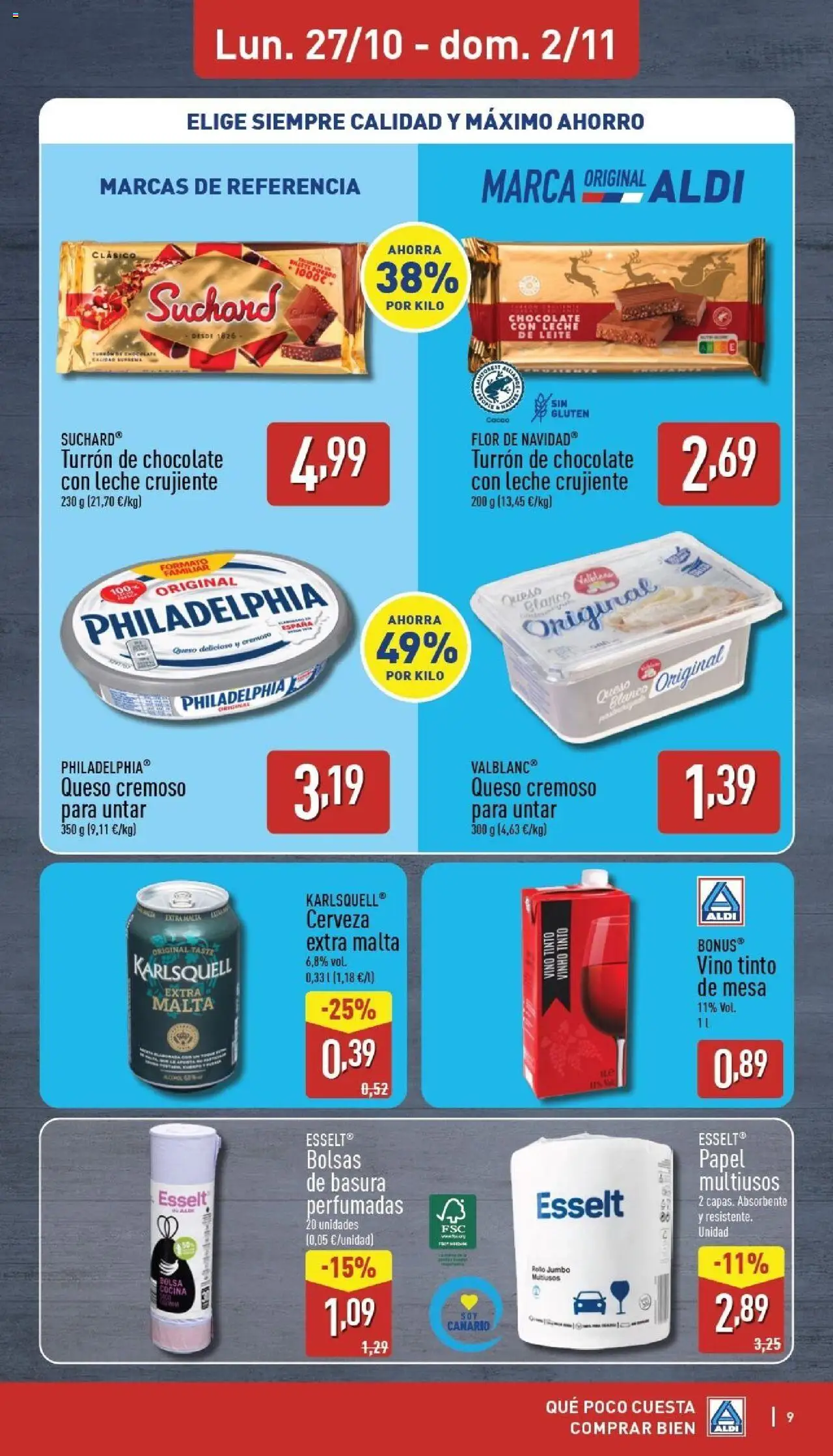 Aldi folleto Canarias │ válido desde el 27.10.2025 | Página: 9
