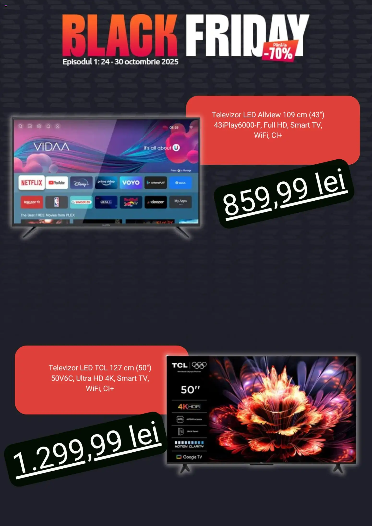 Noul catalog evoMag – valabil de la 24.10.2025 | Pagină: 4 | Produse: Vestiyer, Televizor, Video, Babak