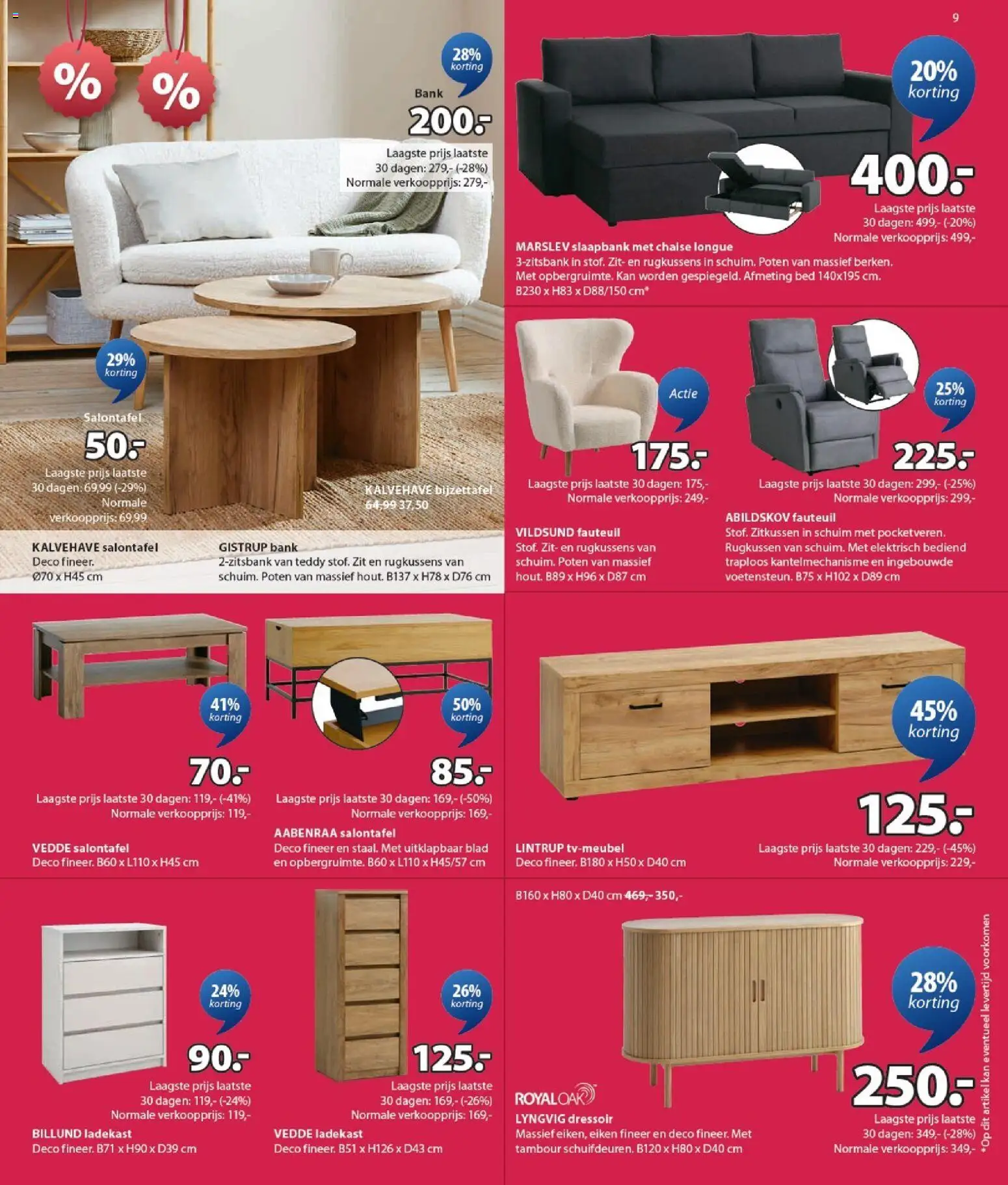 {H1} | Pagina: 9 | Producten: Kan, Bed, Bank, Fauteuil