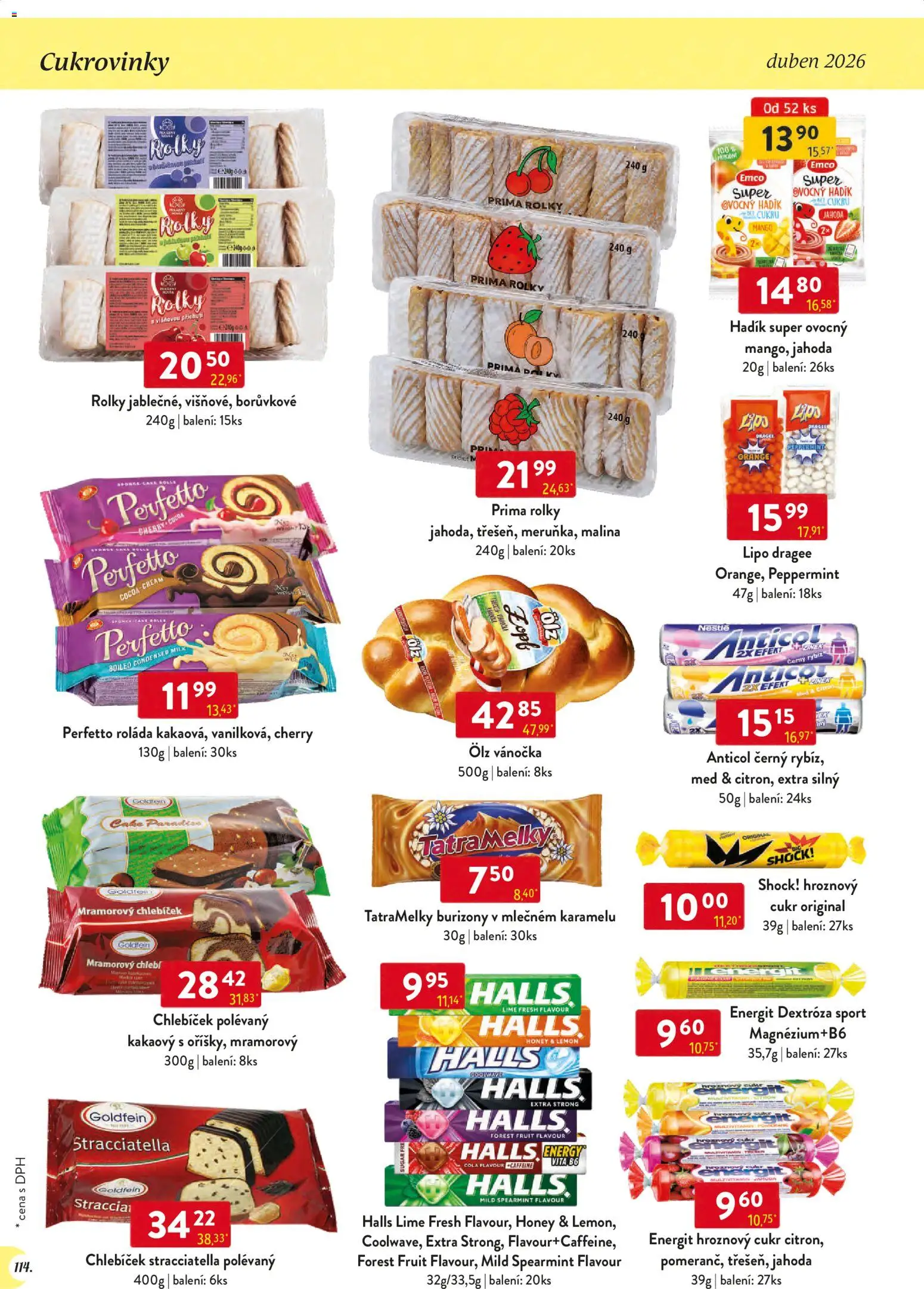 Astur & Qanto leták - Velkoobchod 04/2026 od 01.04.2026 | Strana: 114 | Produkty: Med, Citron, Burizony, Cukr