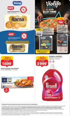 Auchan - Hipermarket márkás akciók - amely érvényes a következő dátumtól: 06.11.2025 | Oldal: 28