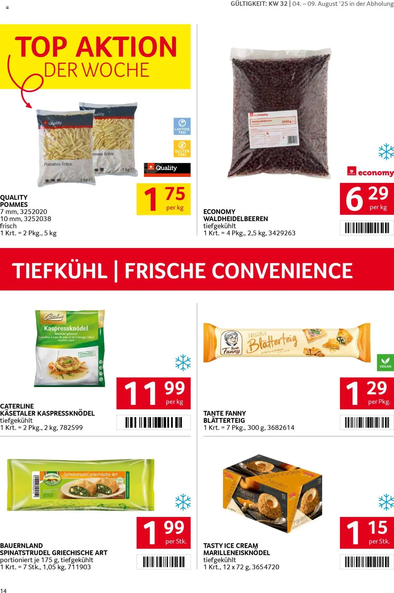 Transgourmet Flugblatt gültig ab 03.08.2025 | Seite: 13