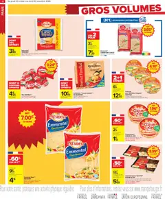 Carrefour - Prévisualisation de Carrefour catalogue gros volumes valide à partir de 23.10.2025 | Page: 14 | Produits: Emmental, Raclette, Fromage, Fromage pour tartiflette