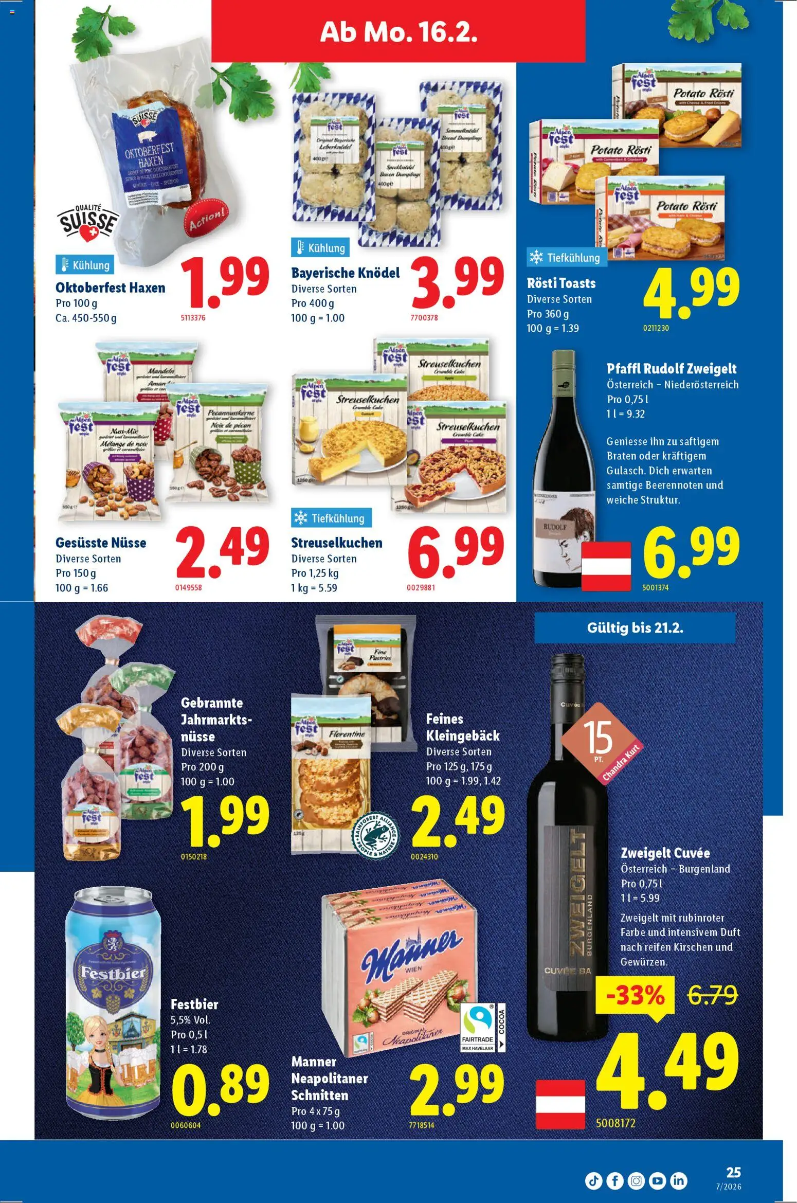 Lidl Aktionen – gültig ab 12.02.2026 | Seite: 25