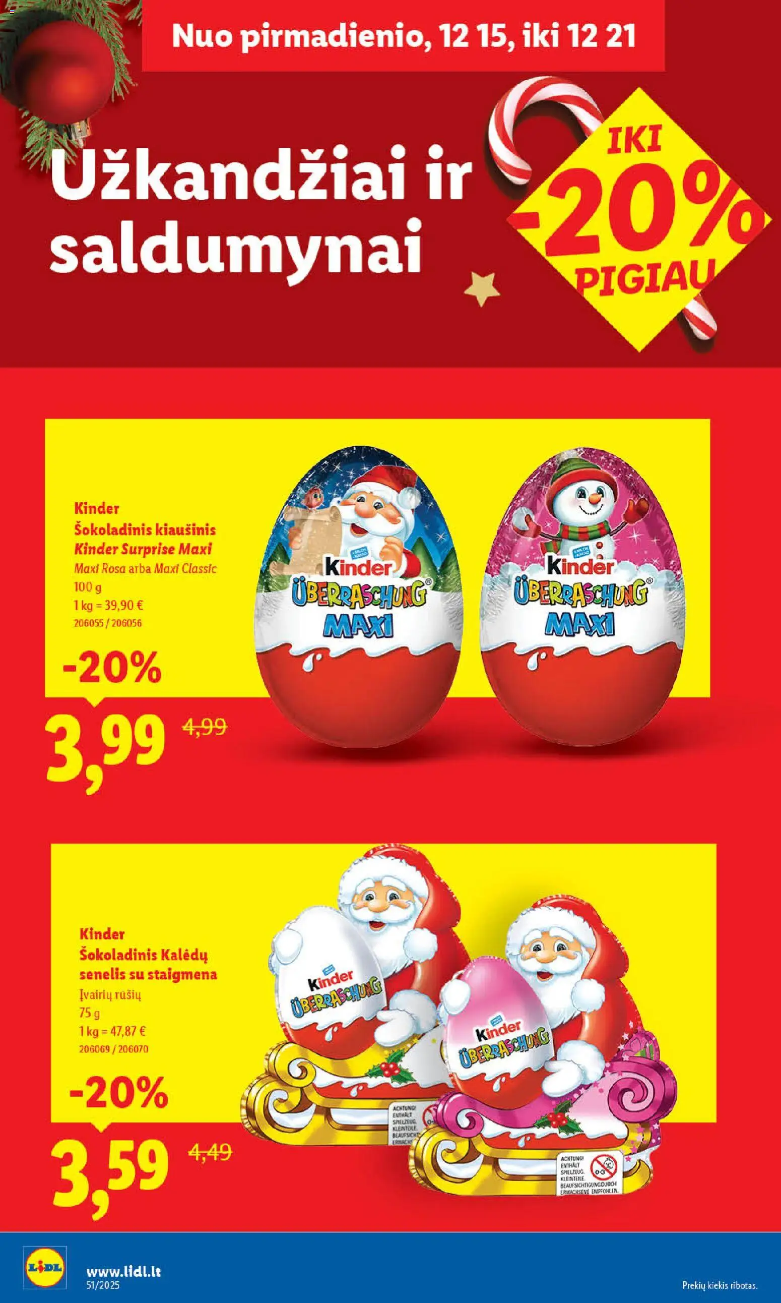 LIDL akcijos nuo 15.12.2025 | Puslapis: 36