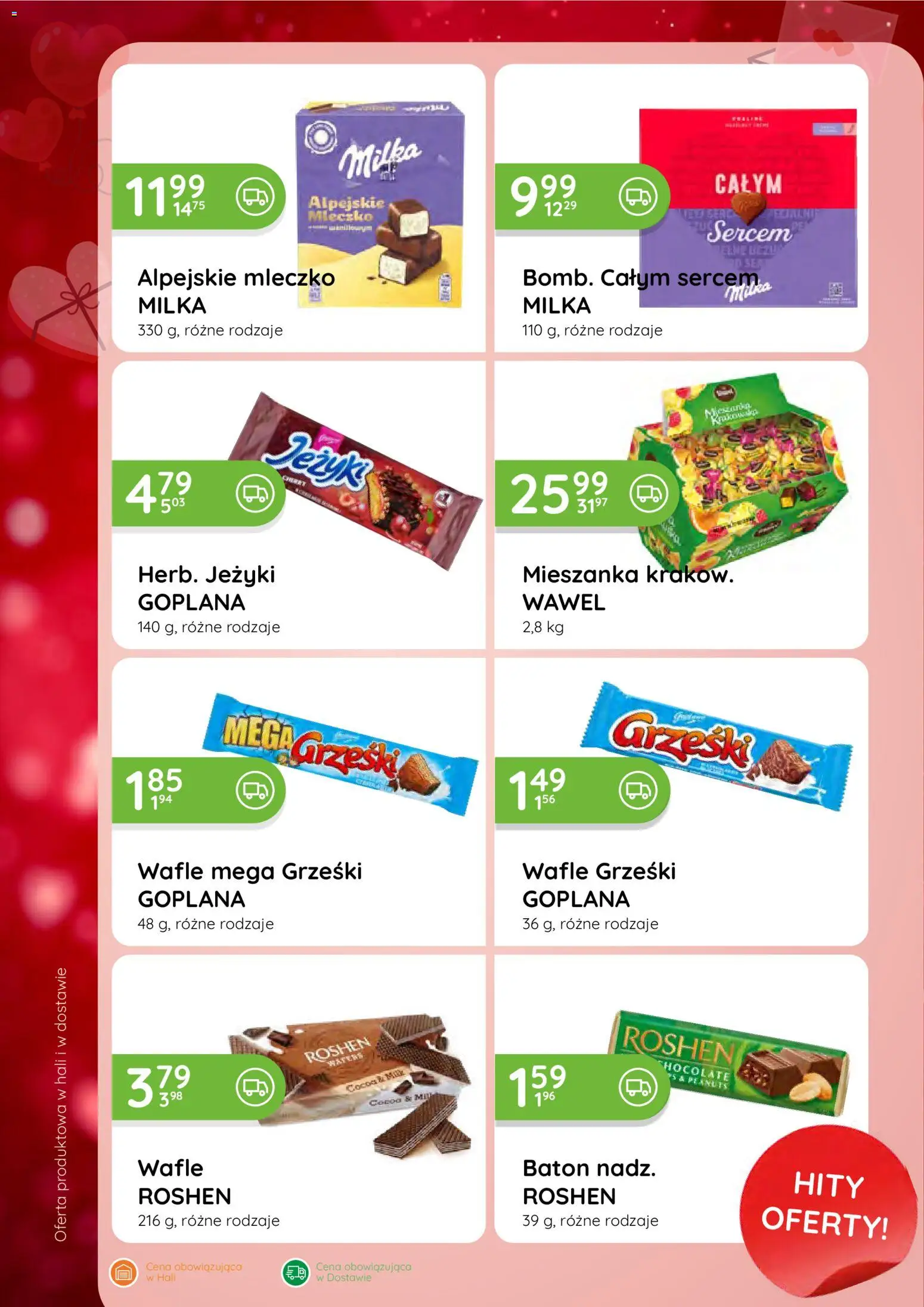 Eurocash Gazetka - Oferta Produktowa od 09.02.2026 | Strona: 26 | Produkty: Wafle, Milka, Baton