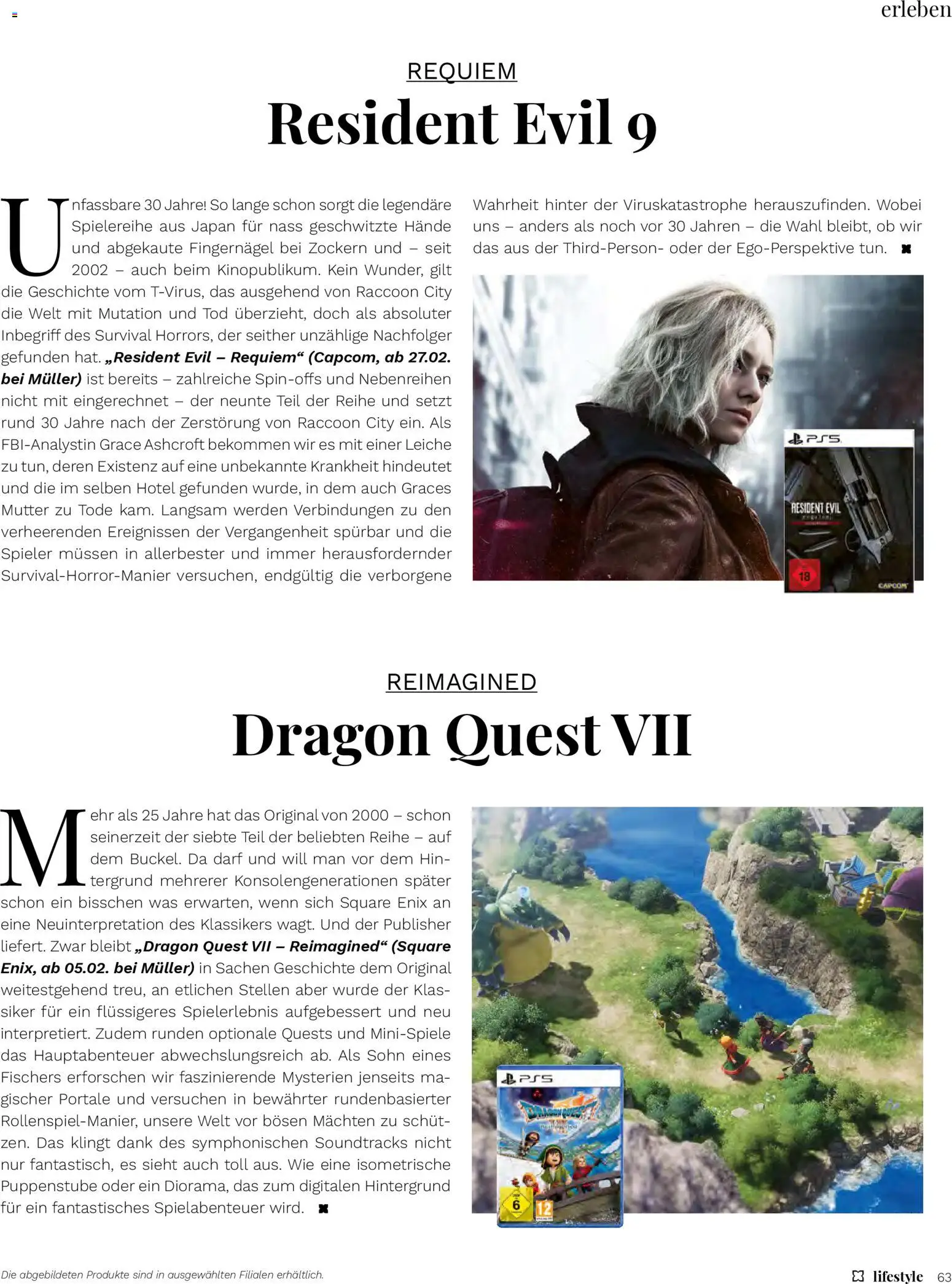 Müller Magazin – gültig ab 15.01.2026 | Seite: 63 | Produkte: Video, Spieler