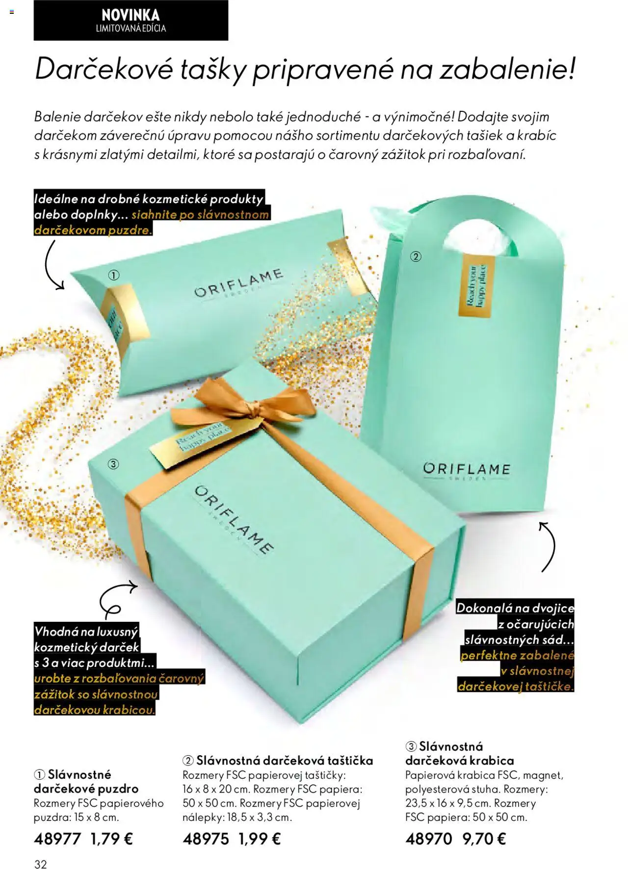 Nové Oriflame akcie – leták je platný od 12.11.2025 | Strana: 32 | Produkty: Puzdro
