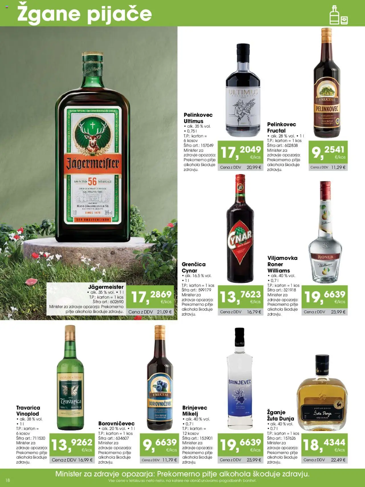 Novi Tuš katalog ponudbe – veljaven od 07.10.2025 | Stran: 18 | Izdelki: Kos