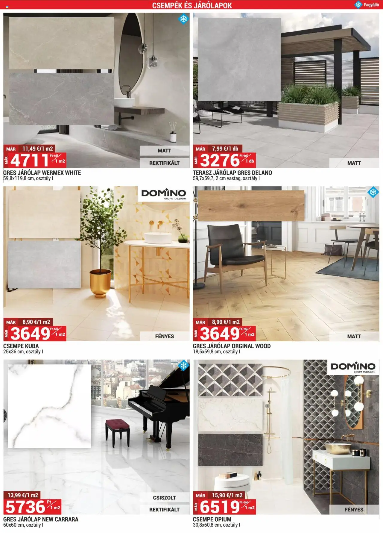 Merkury Market akciós ujság - amely érvényes a következő dátumtól: 01.06.2025 | Oldal: 2 | Termékek: Gres, Járólapok, Csempék, Járólap