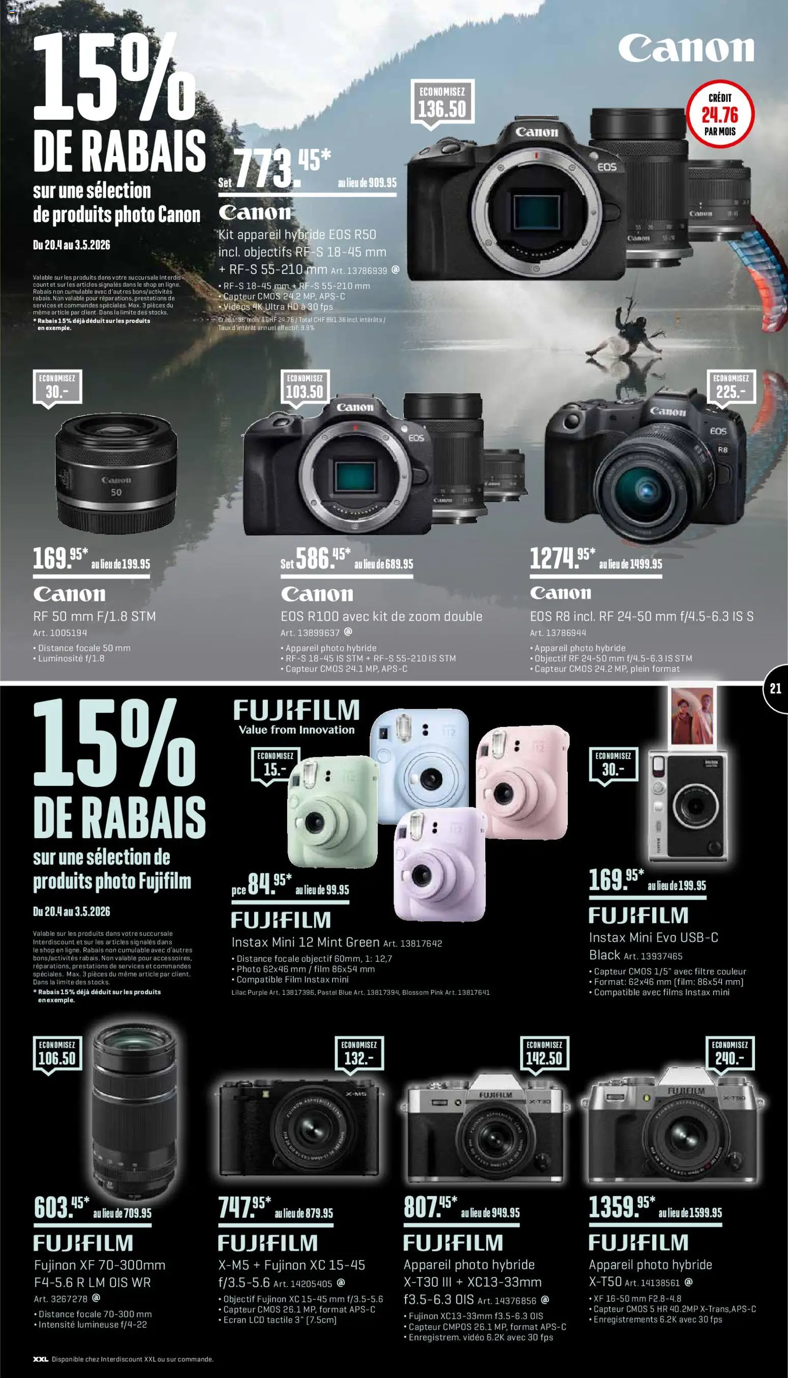 Interdiscount aktionen FR – gültig ab 20.04.2026 | Seite: 21 | Produkte: Video