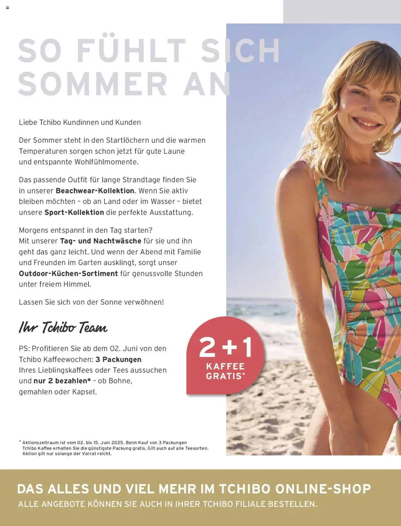 Tchibo Aktionen ab 01.06.2025 | Seite: 2 | Produkte: Kaffee, Wasser