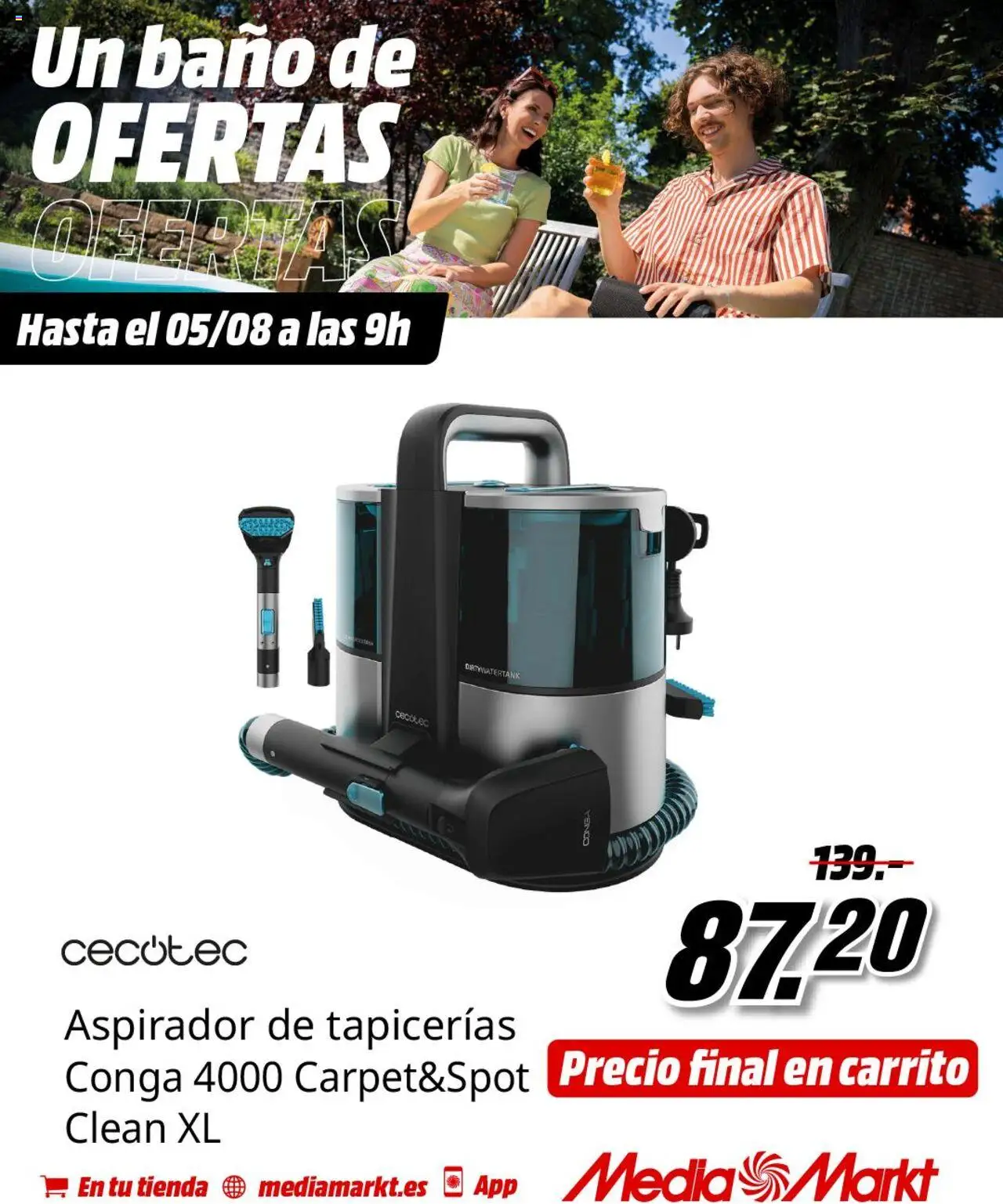 Media Markt folleto │ válido desde el 04.08.2025 | Página: 4 | Productos: Aspirador, Baño