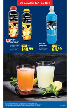 Lidl katalog - pregled Lidl kataloga - važi od 16.04.2026 | Strana: 53 | Proizvode: Whey protein, Protein, Voda