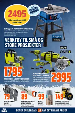 Forhåndsvisning av Obs Bygg kundeavis gyldig fra 15.03.2026 | Side: 16 | Produkter: Dartpilar, Batteri, Disque dur externe