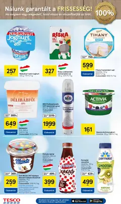 Tesco akciós ujság - amely érvényes a következő dátumtól: 24.07.2025 | Oldal: 18 | Termékek: Tejszínhab, Fehérje, Smoothie, Camembert
