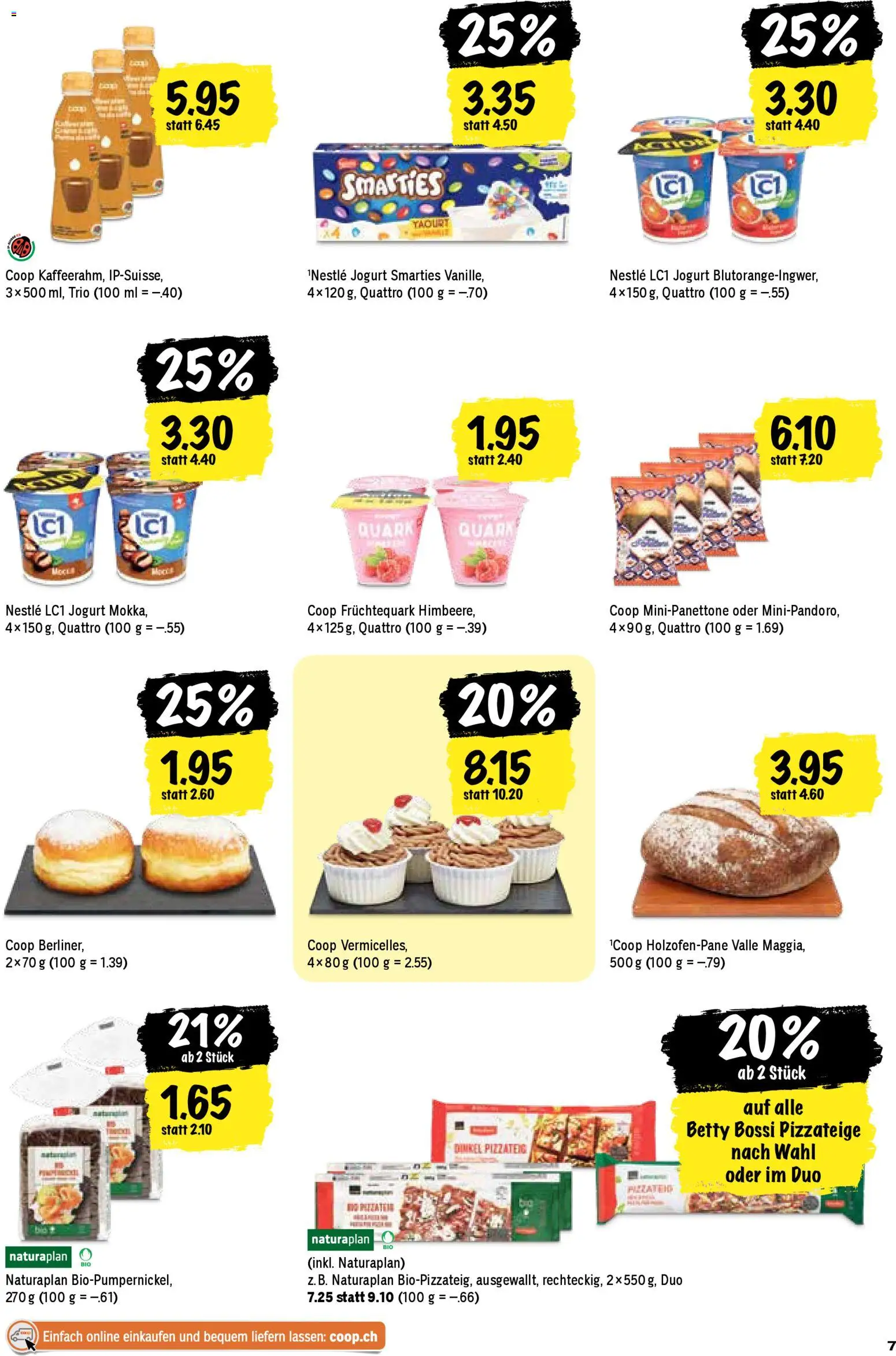Coop Aktionen – gültig ab 30.10.2025 | Seite: 7 | Produkte: Quark, Himbeere