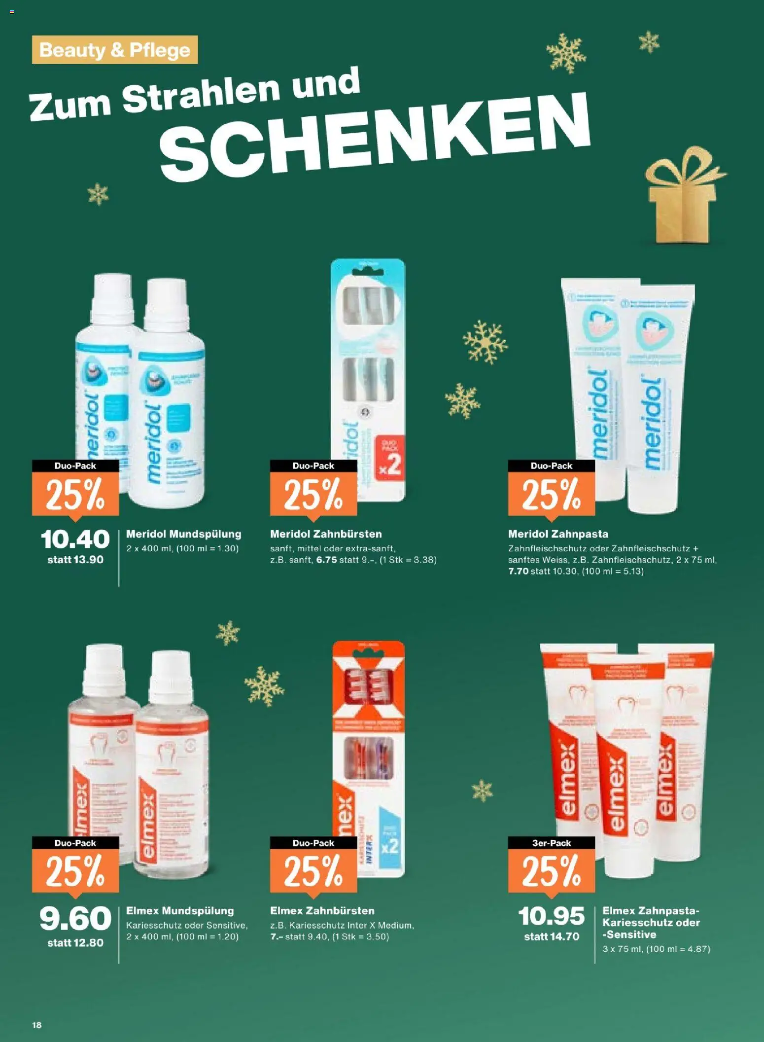 Migros Aktionen – gültig ab 16.12.2025 | Seite: 18 | Produkte: Zahnpasta