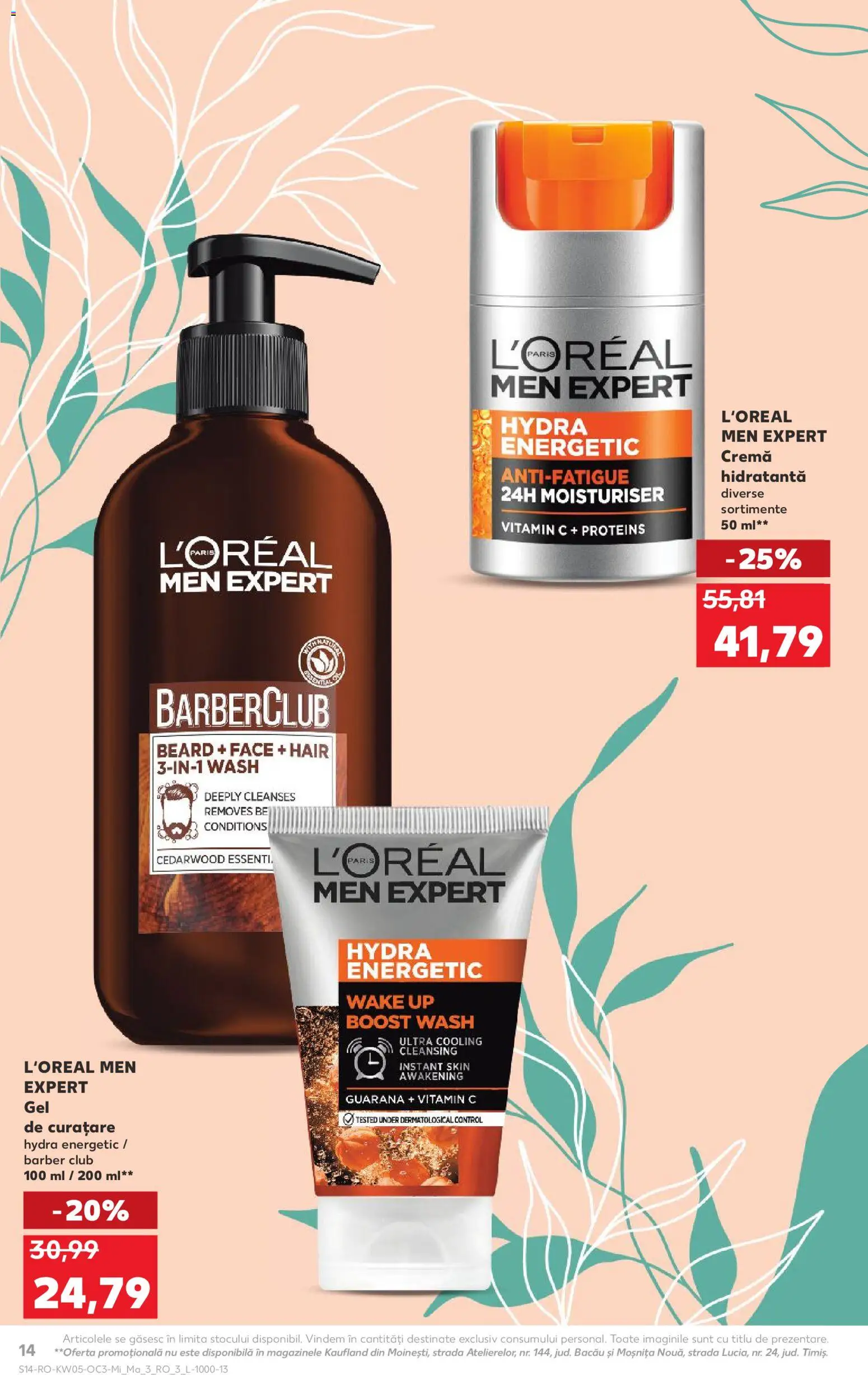 Noul catalog Kaufland – valabil de la 28.01.2026 | Pagină: 14 | Produse: Gel de curățare, Arapsaçı, Cremă