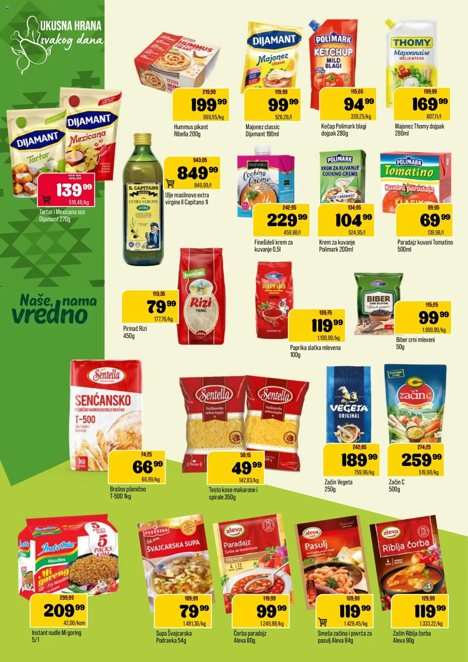 Podunavlje katalog - važi od 02.01.2026 | Strana: 6 | Proizvode: Brašno, Hummus, Ulje, Paradajz