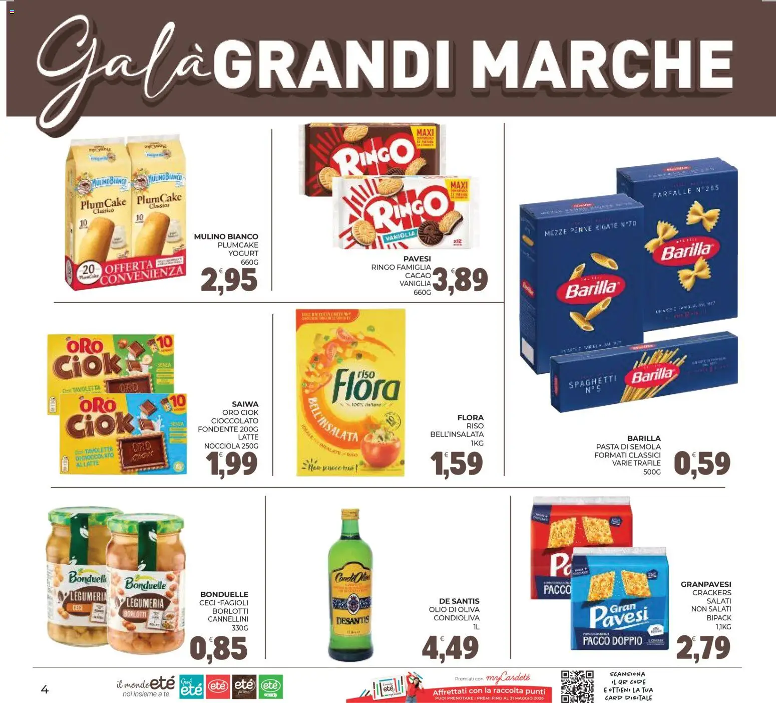 Volantino Eté del 29.04.2026 | Pagina: 4 | Prodotti: Yogurt, Cioccolato, Plumcake, Cacao