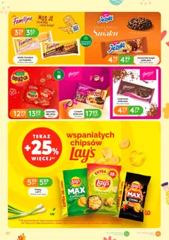 Pogląd oferty "Eurocash gazetka - Oferta Produktowa" - ważna od 05.03.2026 | Strona: 51 | Produkty: Chipsy, Wafle, Herbatniki, Cukierki