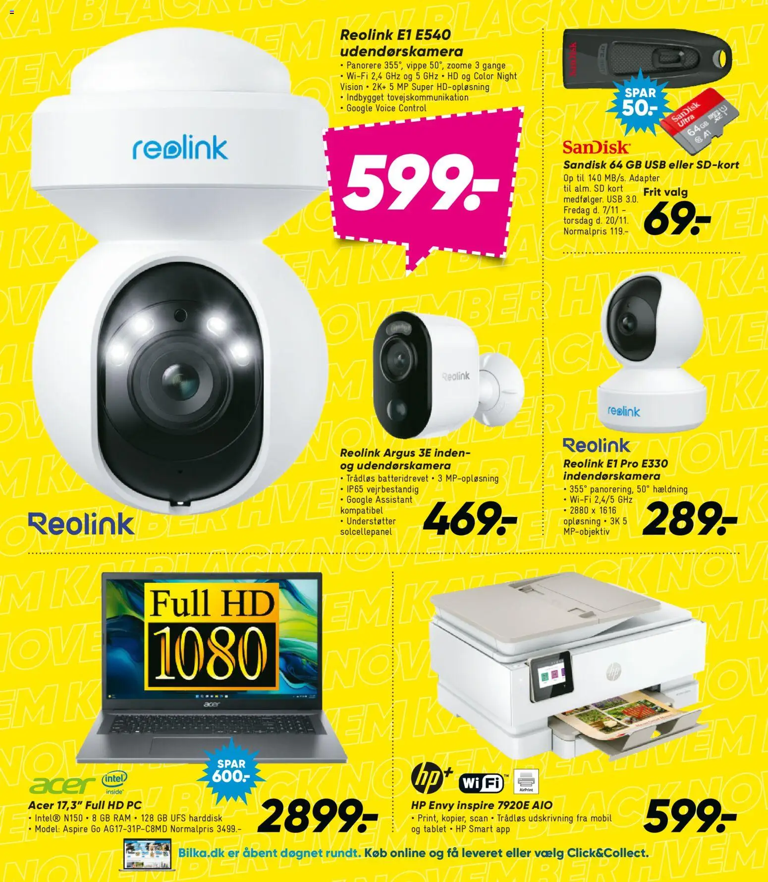 Bilka tilbudsavis – gyldig fra 07.10.2025 | Side: 14 | Produkter: USB, PC, Harddisk