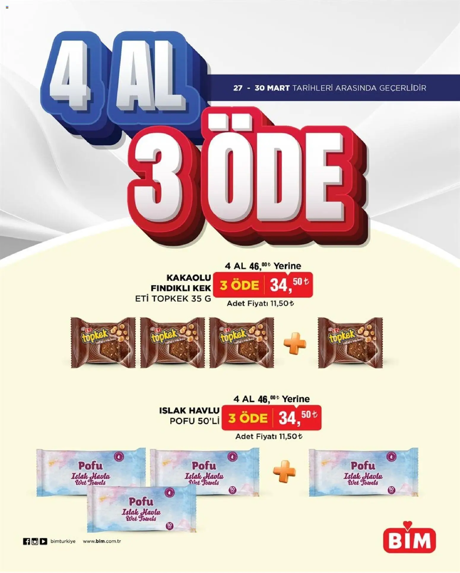 BİM - 27-30 Mart, İndirim - 27.03.2026 tarihinden itibaren geçerlidir | Sayfa: 3