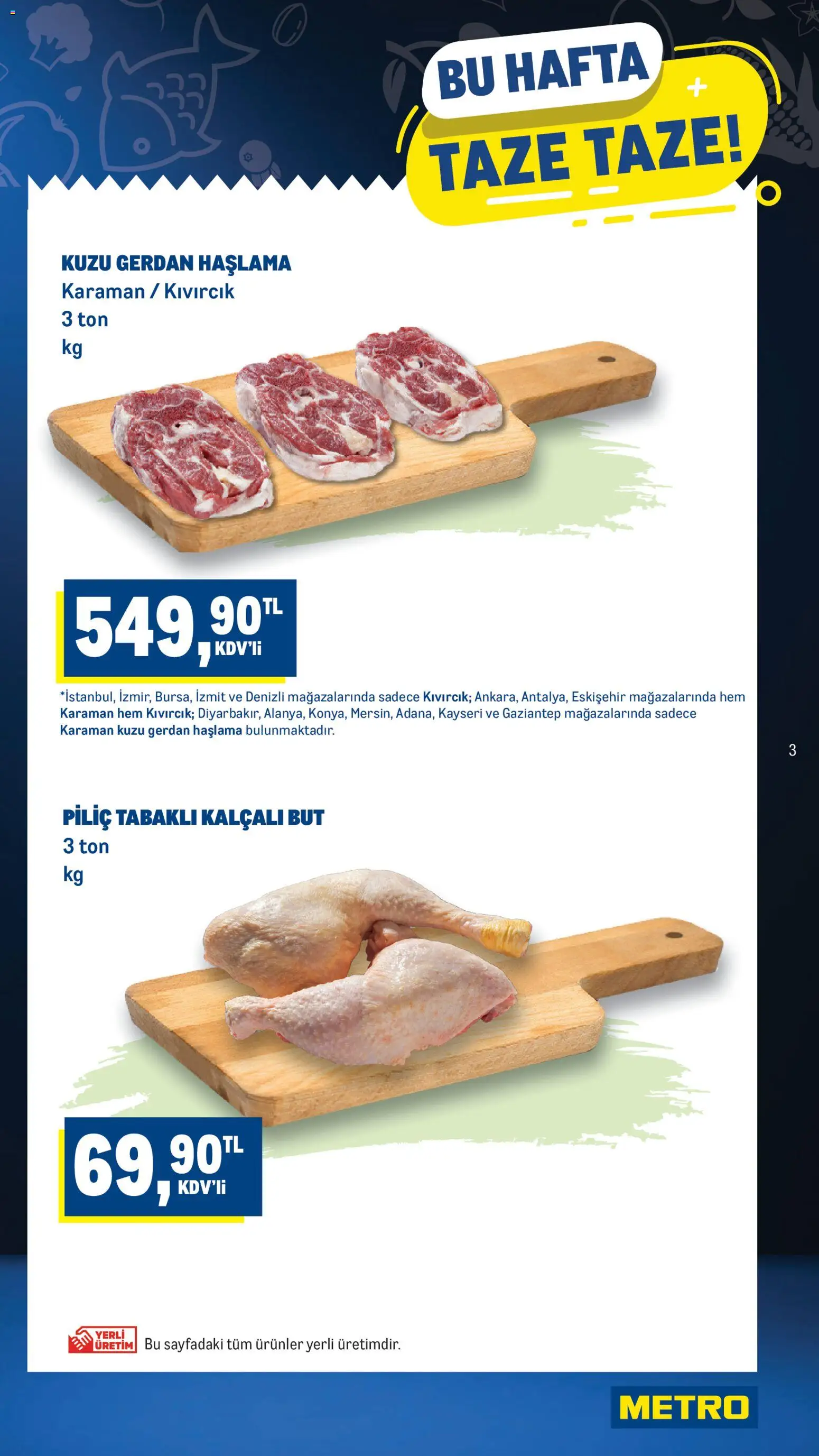 Metro Katalog - 26.11.2025 tarihinden itibaren geçerlidir | Sayfa: 3 | Ürünler: Piliç
