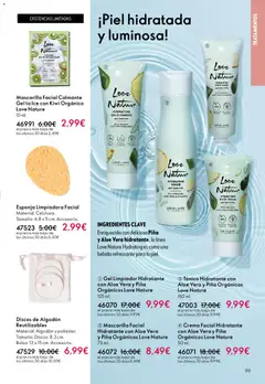 Vista previa Oriflame - Catálogo Campaña 6 válido desde el 22.04.2026 | Página: 99 | Productos: Esponja, Mascarilla facial, Bolsa, Toner