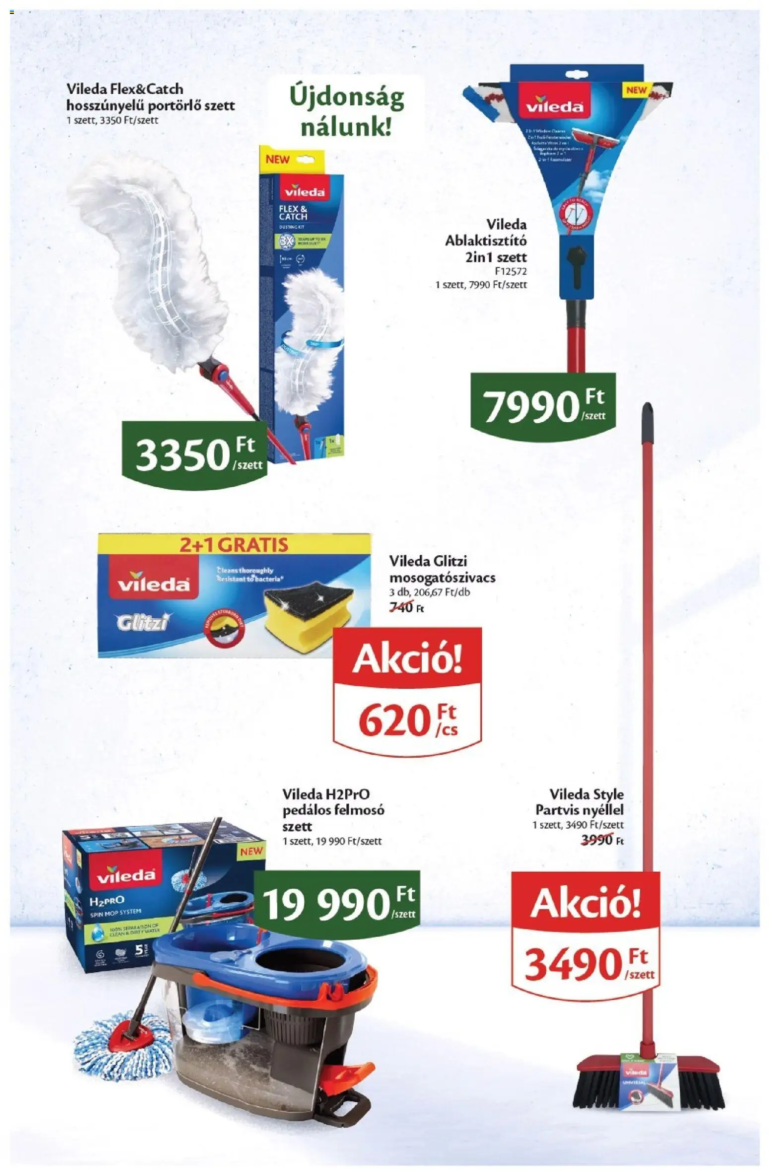 EcoFamily akciós ujság - amely érvényes a következő dátumtól: 20.04.2026 | Oldal: 9 | Termékek: Felmosó, Vileda