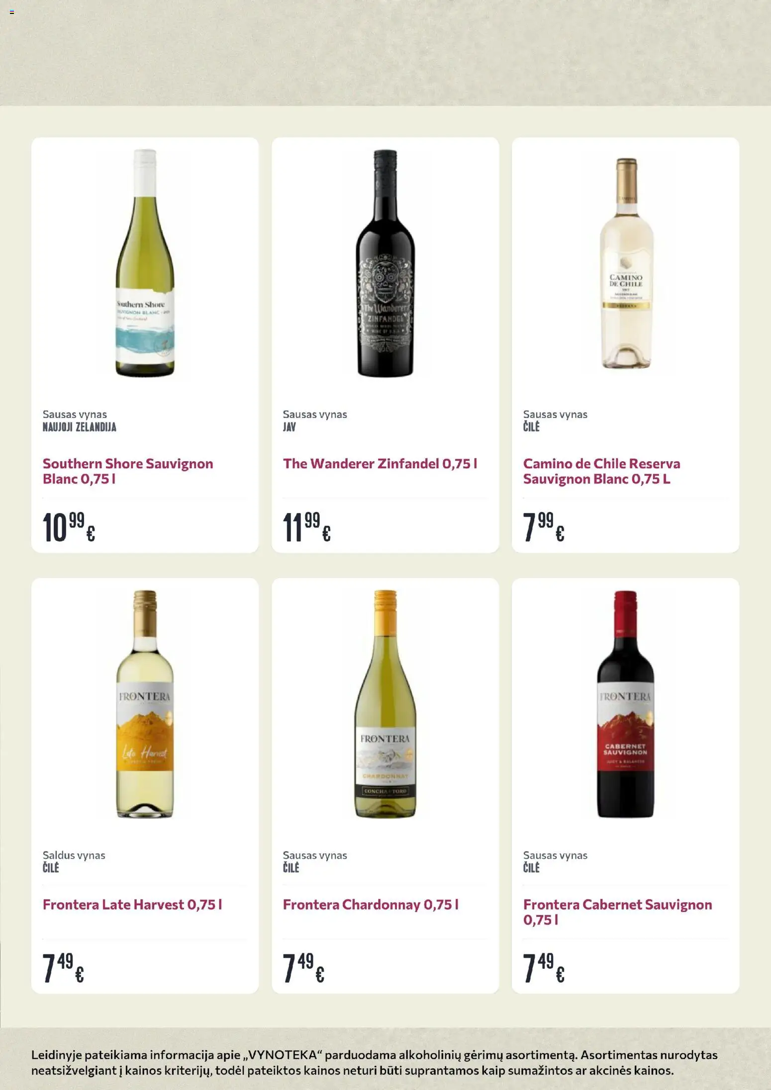 VYNOTEKA akcijos nuo 12.01.2026 | Puslapis: 16 | Prekių: Vynas