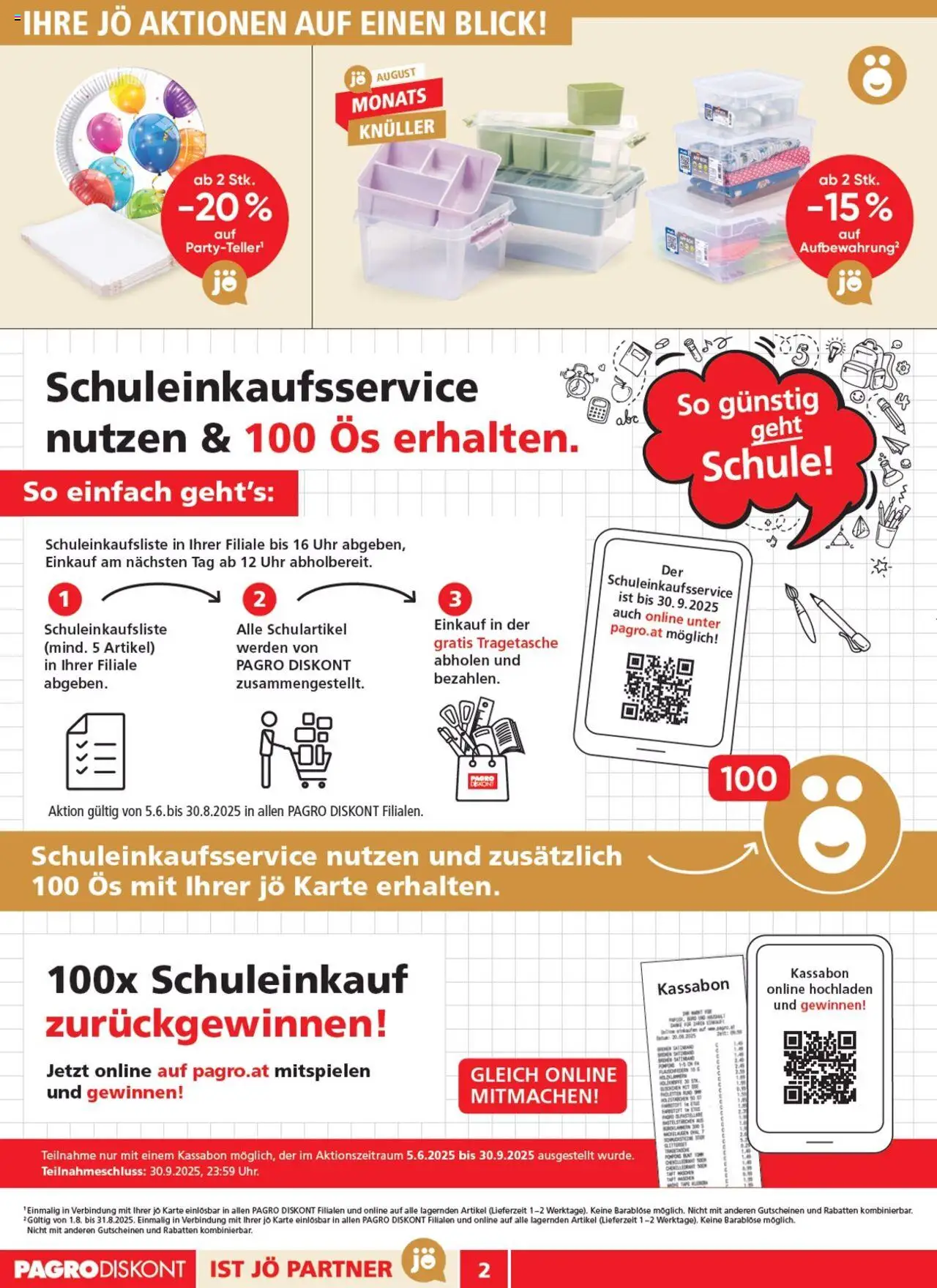 Pagro-Diskont Flugblatt gültig ab 07.08.2025 | Seite: 2 | Produkte: Uhr