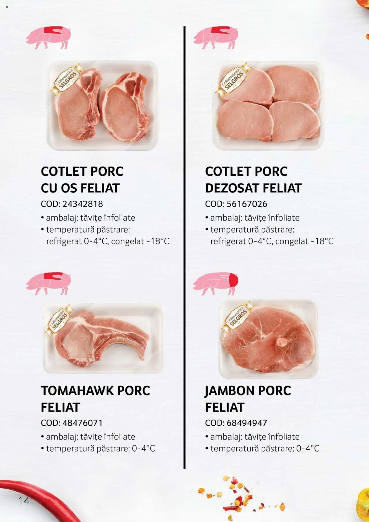 Catalog Selgros - Carne – valabil de la 27.04.2023 | Pagină: 14 | Produse: Lait de coco, Cotlet porc