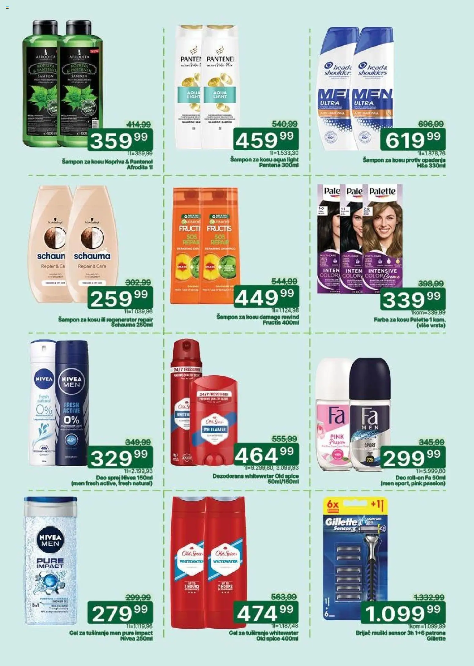 Univerexport katalog - važi od 27.04.2026 | Strana: 27 | Proizvode: Pantene, Nivea, Šampon, Dezodorans