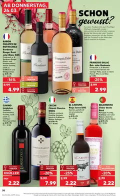 Kaufland Prospekt 	 ab 26.03.2026 gültig | Seite: 30 | Produkte: Käse, Rotwein, Rouge, Wein