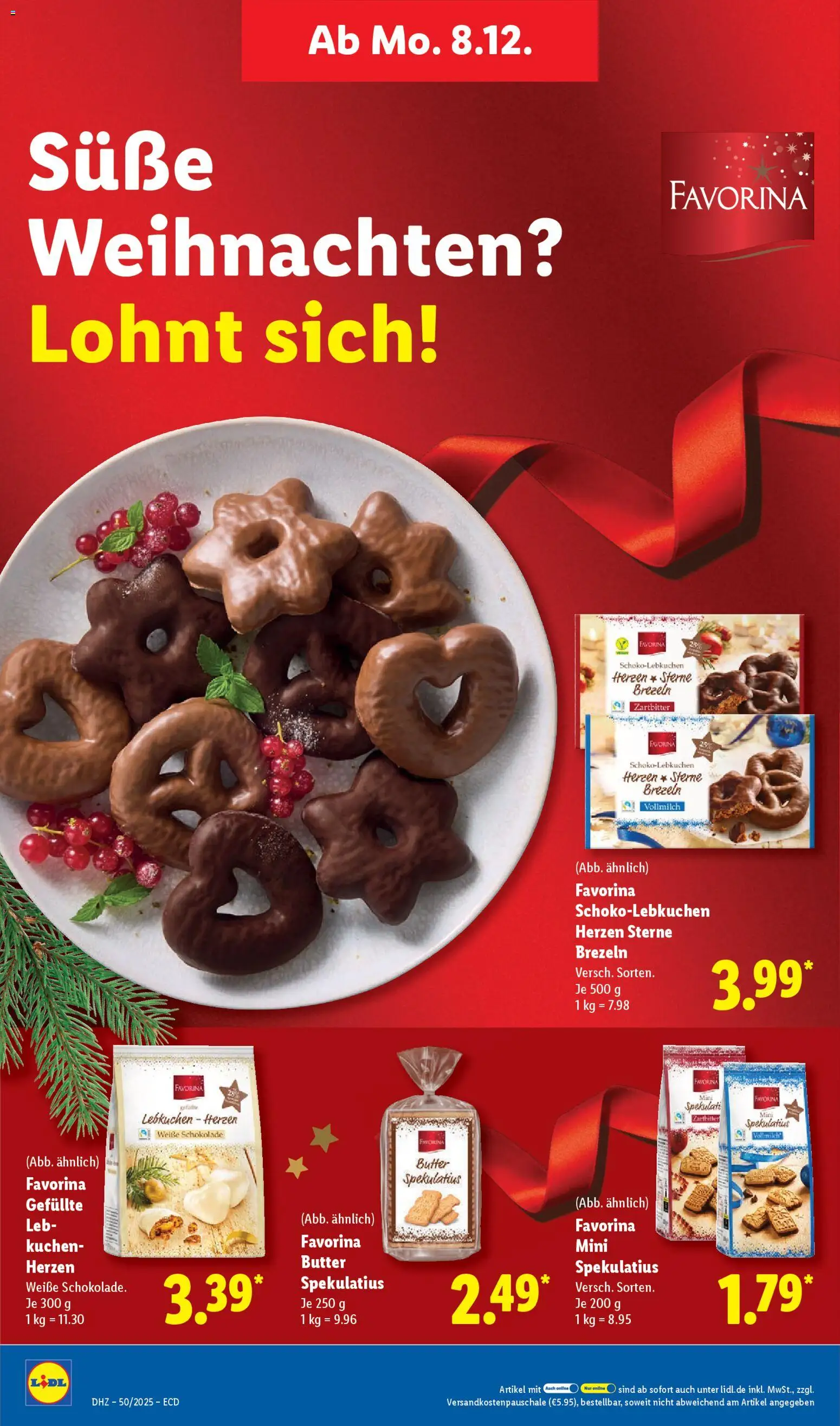Lidl - Prospekt – gültig ab 08.12.2025 | Seite: 32 | Produkte: Butter, Schokolade, Kuchen