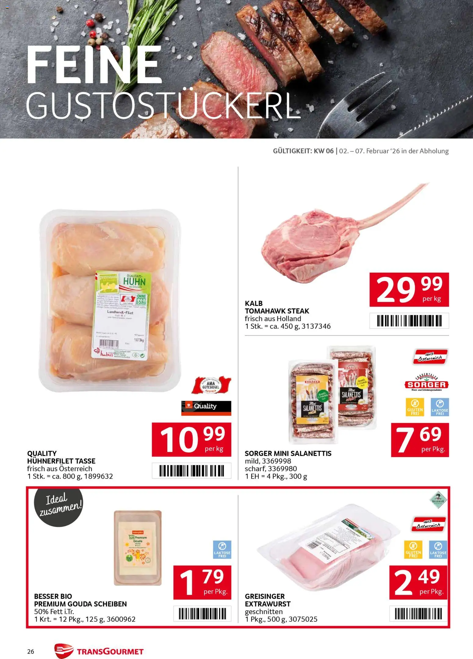 Transgourmet Flugblatt gültig ab 02.02.2026 | Seite: 25