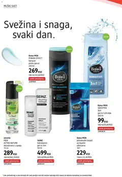 Balea MEN POWER EFFECT šampon protiv peruti, Šampon protiv peruti 250 ml - pregled DM Drogerie kataloga - važi od 01.01.2026 | Strana: 20 | Proizvode: Šampon, Gel za tuširanje, Dezodorans