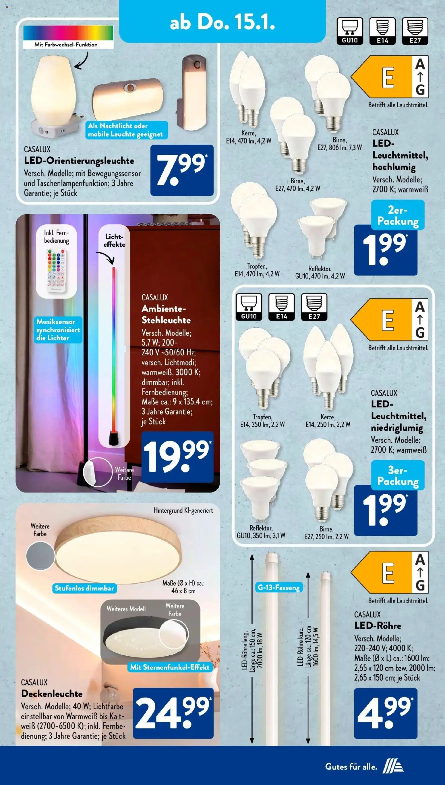 Aldi Süd - Aldi Süd: Wochenangebote – gültig ab 11.01.2026 | Seite: 17 | Produkte: Nachtlicht